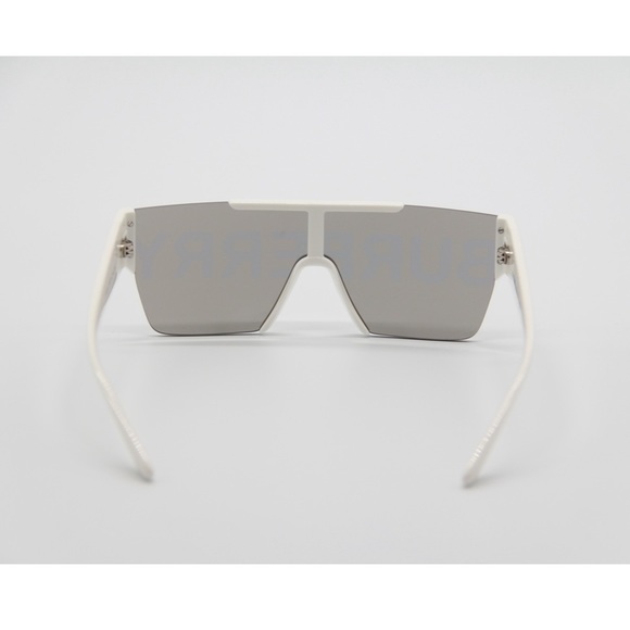 NEW BURBERRY BE4291 3007/H UNISEX SHIELD SUNGLASSES BURBERRY BE4291 WHITE - Picture 9 of 13